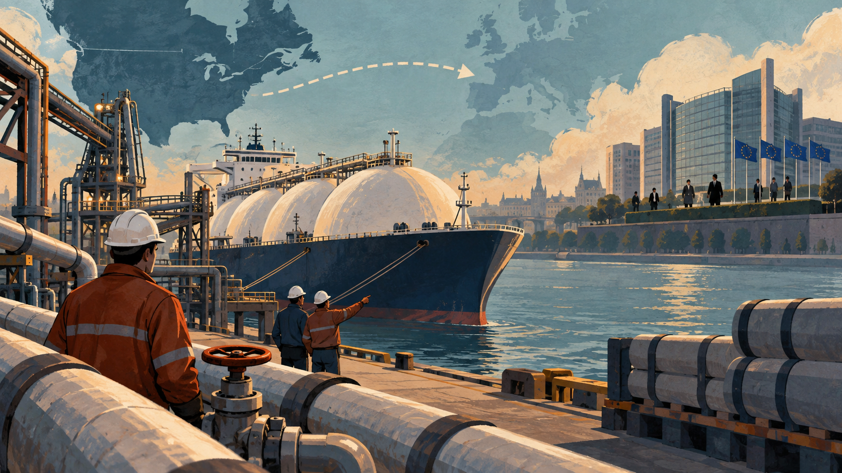 EU considers pooling demand from companies to buy more U.S. gas