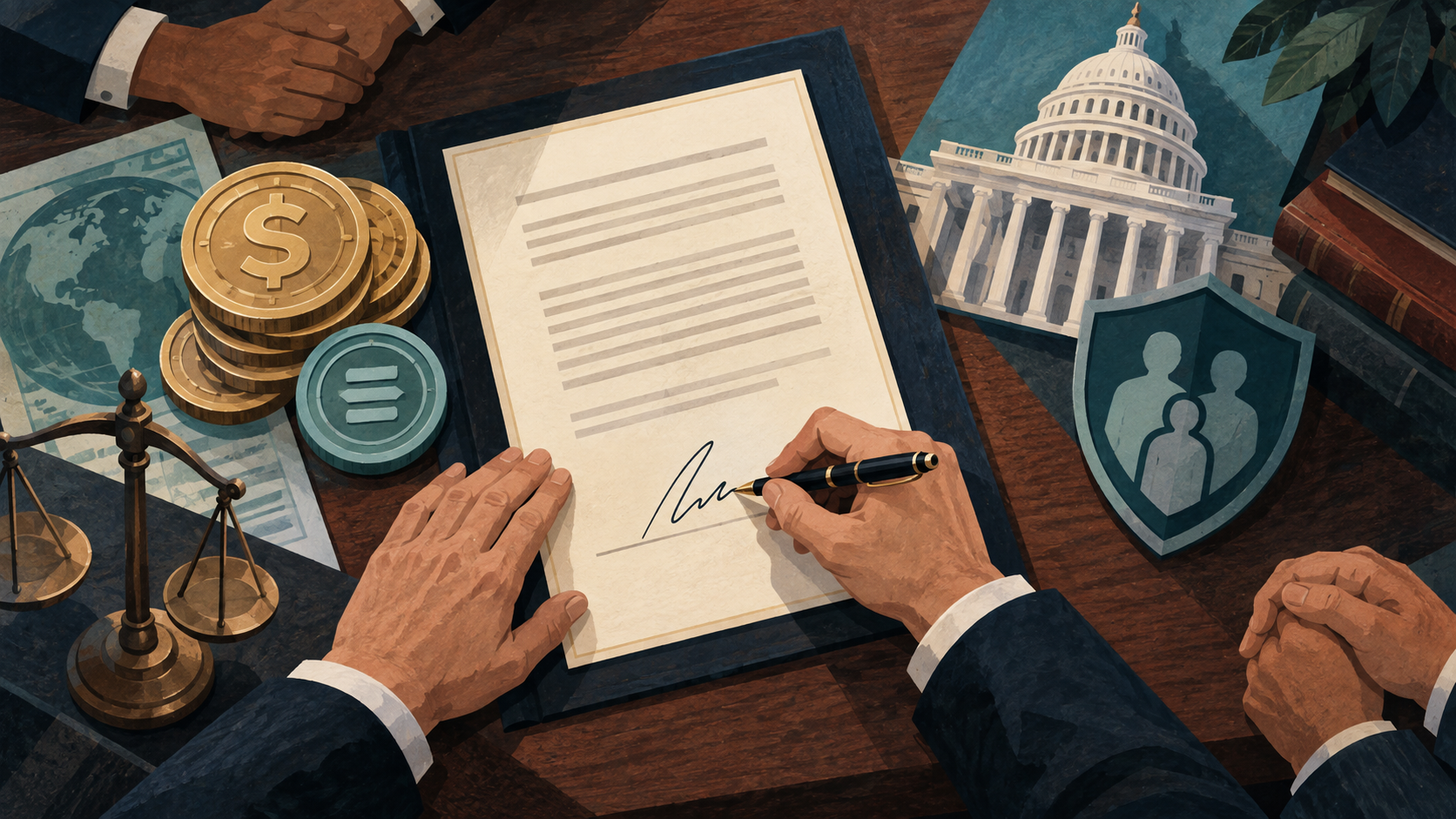 Trump signs new stablecoin regulations into law, a major milestone for crypto industry
