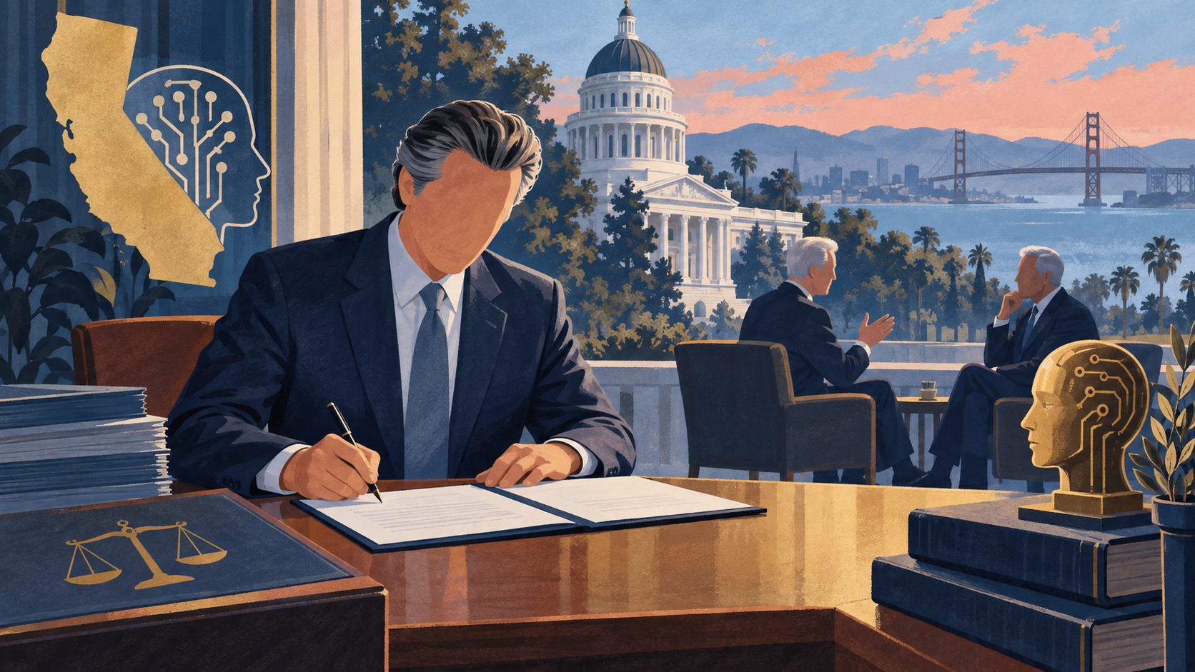 California Gov. Gavin Newsom signs landmark bill creating AI safety measures
