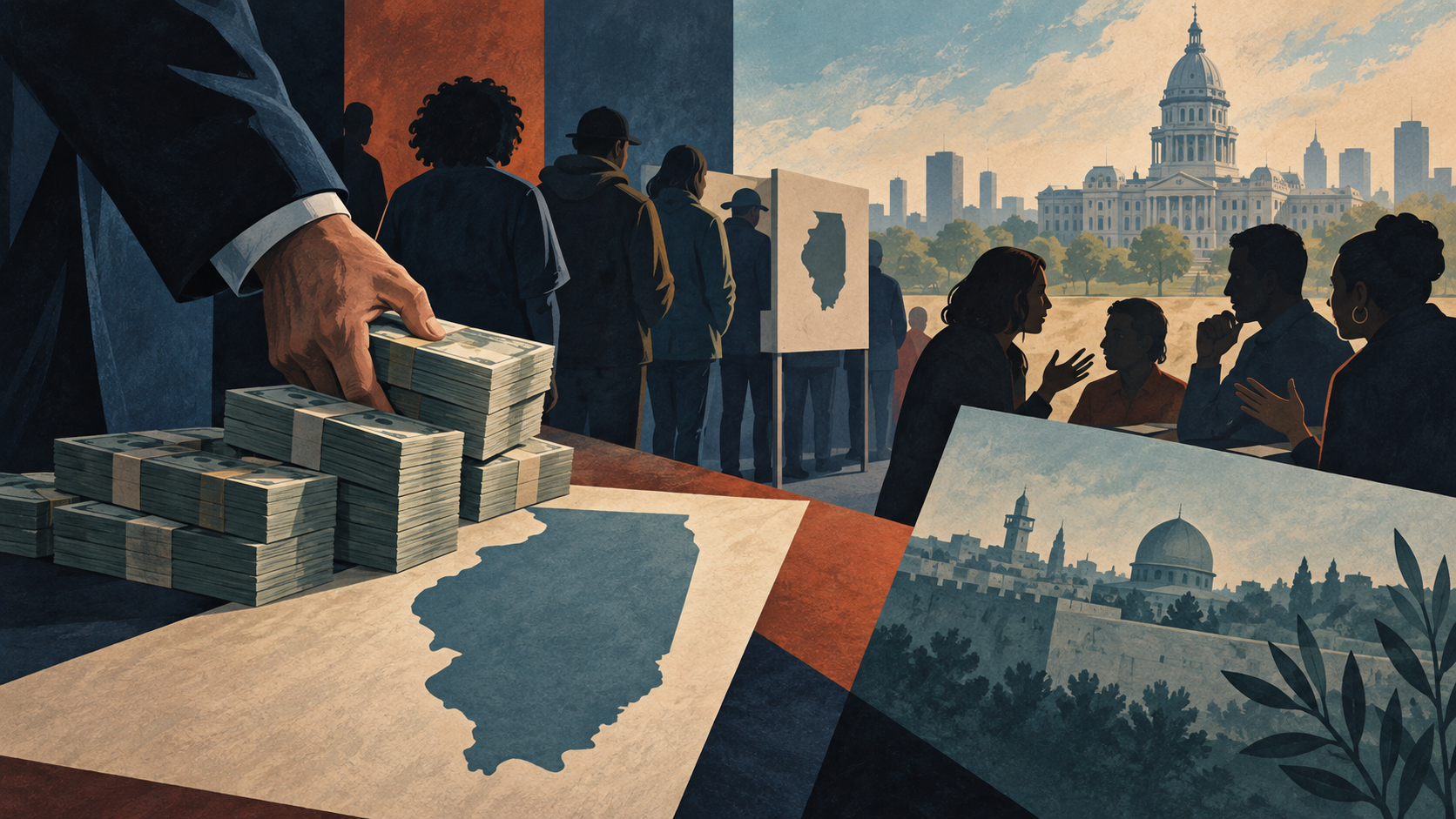AIPAC faces test of its power in Illinois primary as Democrats debate future of Israel relationship