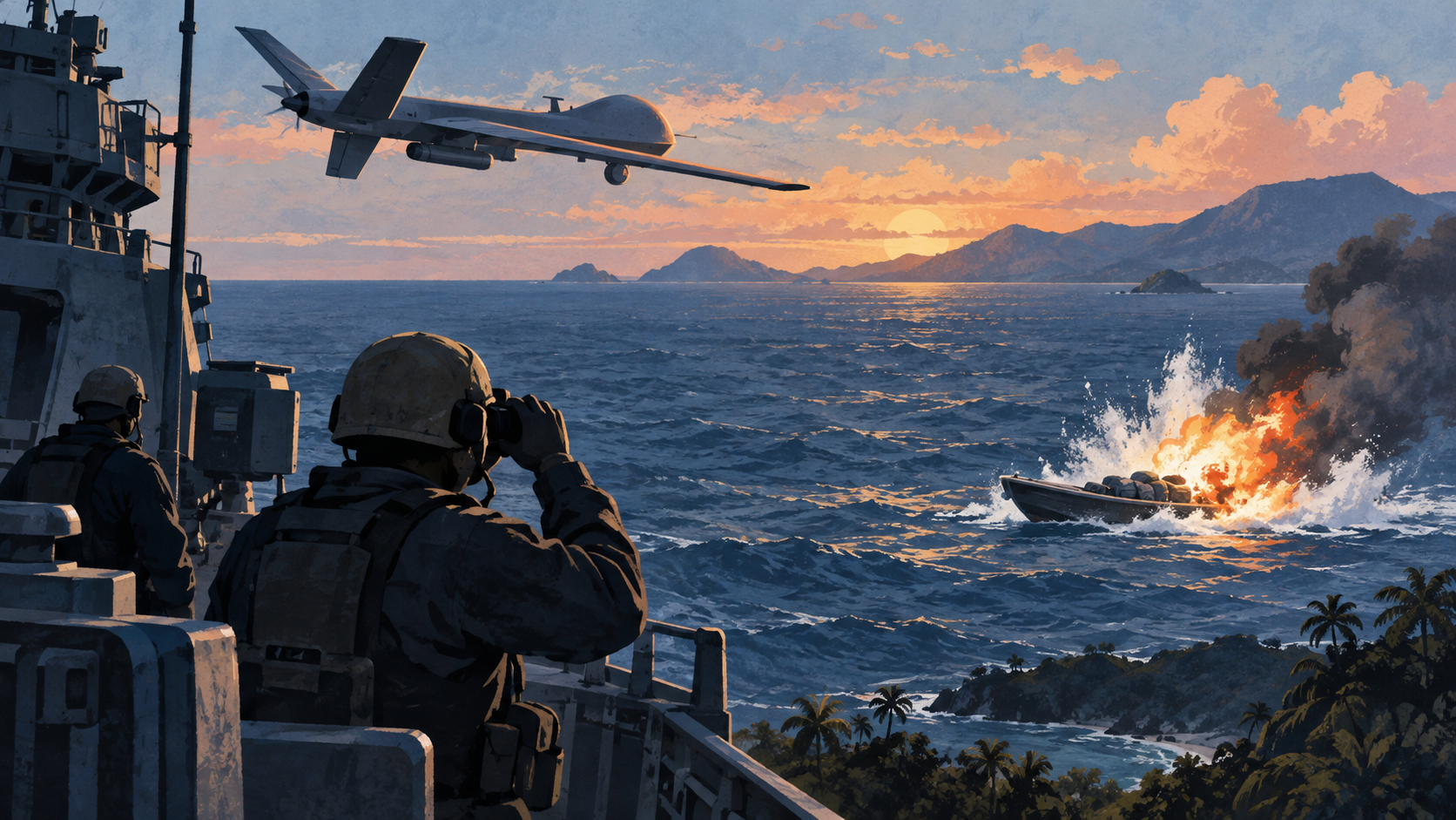 U.S. military strikes another alleged drug boat in Caribbean, killing 3